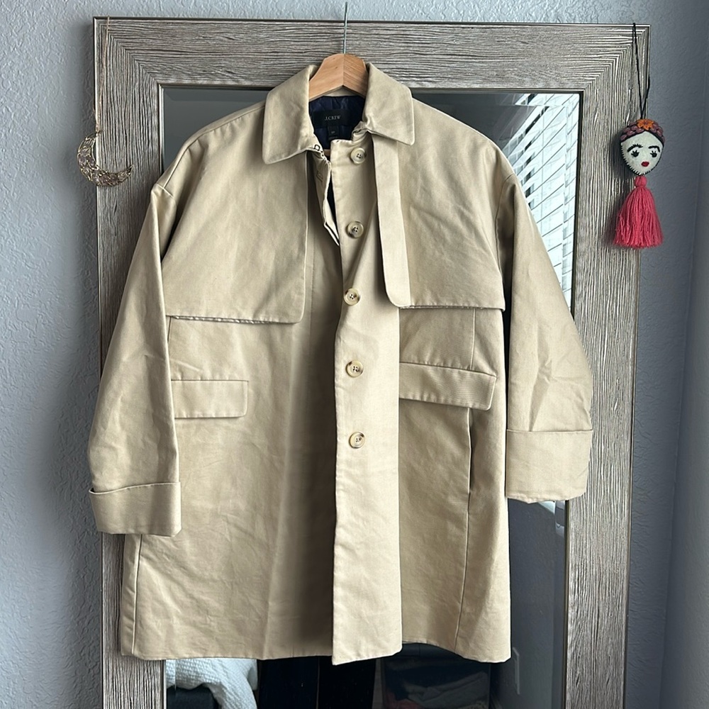 J Crew trench coat
